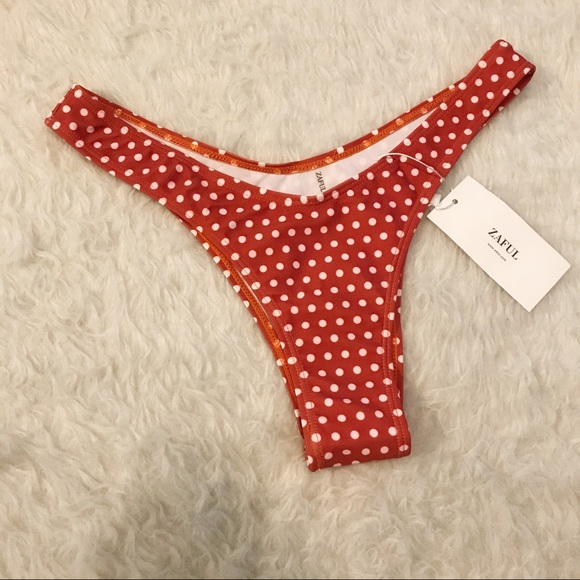 zaful polka dot bikini